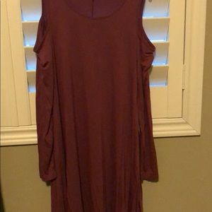 Cold shoulder dress